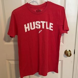 Flag nor Fail red Hustle T-shirt